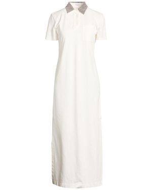 Brunello Cucinelli Maxi Dress - White