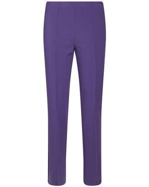 Cristinaeffe Pants Polyester, Viscose, Elastane - Purple