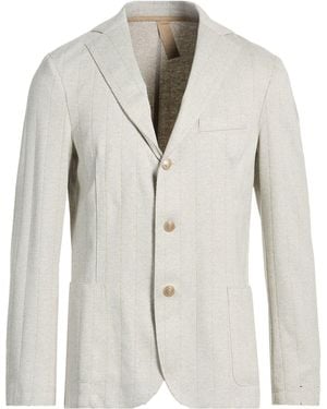Eleventy Light Blazer Polyester, Cotton, Polyamide, Polyurethane - White