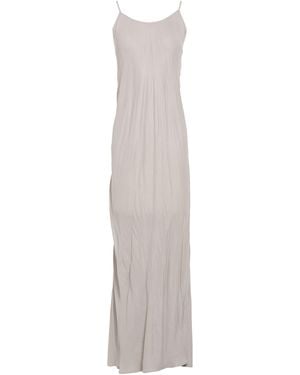 Masnada Maxi Dress Cupro - White