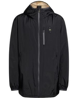 Blauer Jacke & Anorak - Schwarz