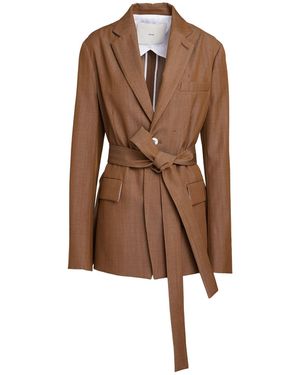 Setchu Blazer Virgin Wool - Brown