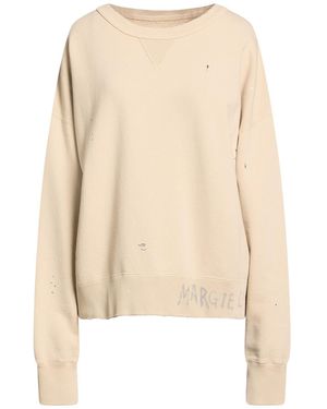 Maison Margiela Sweatshirt Cotton - Natural