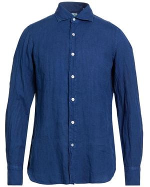 Finamore 1925 Shirts - Blue