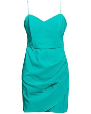 Hanita Mini Dress Polyester, Elastane - Blue