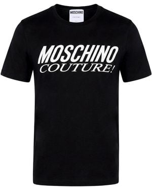 Moschino T-Shirt Cotton, Elastane - Black