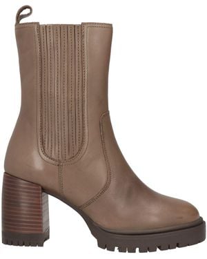 Emanuélle Vee Khaki Ankle Boots Leather - Brown
