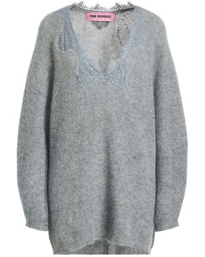Pink Memories Sweater Polyamide, Mohair Wool, Wool, Cotton - Gray