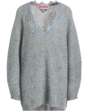 Pink Memories Sweater Polyamide, Mohair Wool, Wool, Cotton - Gray