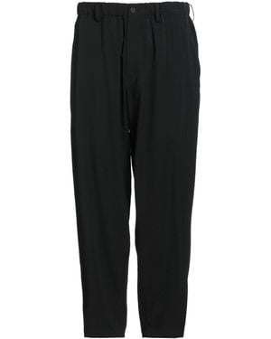 Yohji Yamamoto Pants Wool - Black