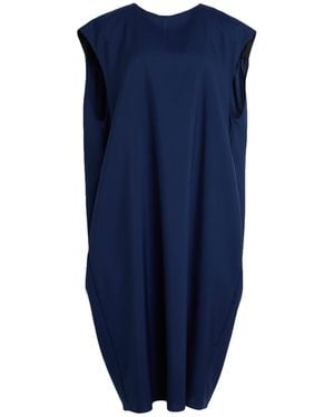 Marni Midi Dress Virgin Wool - Blue