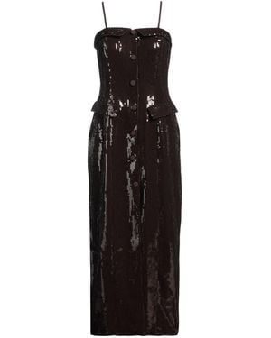 ROTATE BIRGER CHRISTENSEN Midi Dress - Black