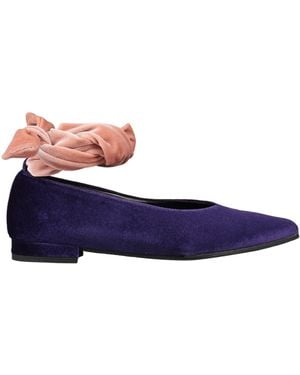 STRINGART Ballet Flats Textile Fibres - Blue
