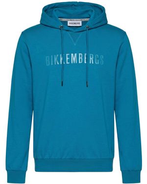 Bikkembergs Sweatshirt Cotton, Lycra - Blue