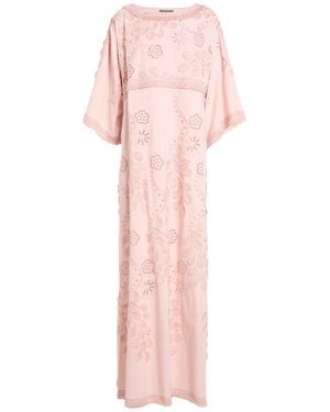 Alberta Ferretti Maxi Dress Polyester, Cotton - Pink