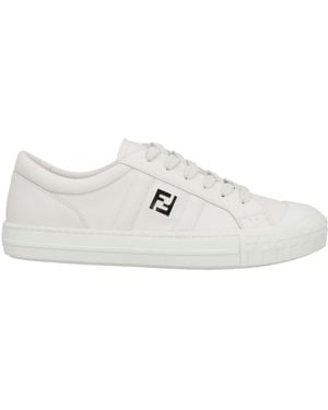 Fendi Sneakers Calfskin - White