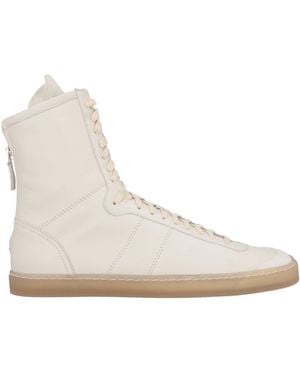 Lemaire Ankle Boots Leather - Natural