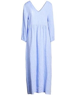 Robert Friedman Maxi Dress Linen - Blue