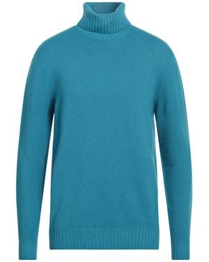 120% Lino Turtleneck - Blue