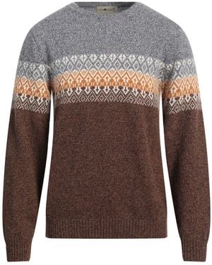 Irish Crone Jumper Wool - Brown