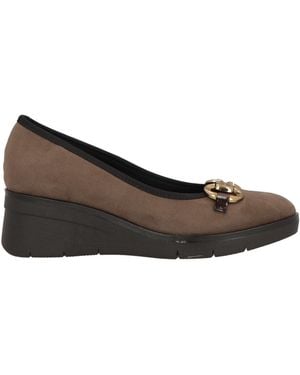 Cinzia Soft Pumps Textile Fibers - Brown