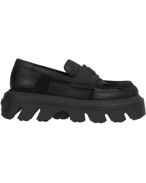 Casadei Loafers Leather - Black