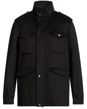Paltò Jacket Wool, Nylon - Black