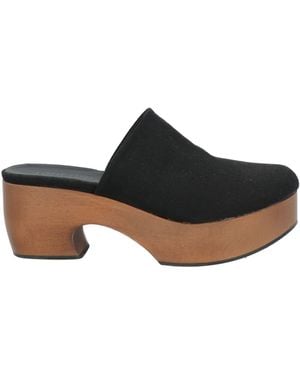 Grifoni Mules & Clogs Textile Fibers - Brown