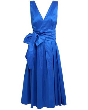 ATELIER LEGORA Midi Dress Polyester, Viscose - Blue