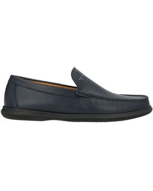 Testoni Loafers Calfskin - Blue
