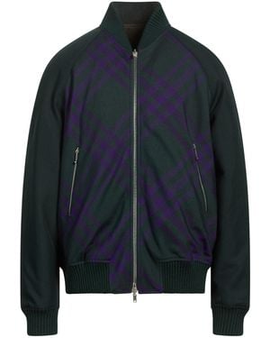 Burberry Jacket Cotton, Virgin Wool - Blue