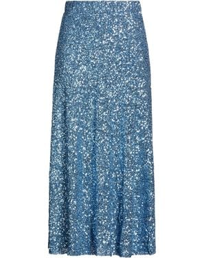 Soallure Light Midi Skirt Polyester, Elastane - Blue