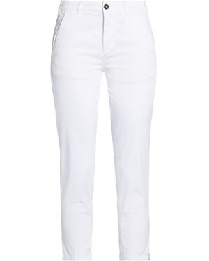 40weft Pants Cotton, Elastane - White