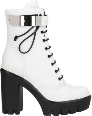 Giuseppe Zanotti Ankle Boots Leather - White