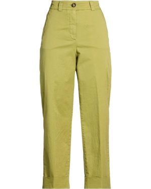 Peserico Pants Cotton, Elastane - Yellow