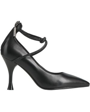 Emanuélle Vee Pumps Leather - Black