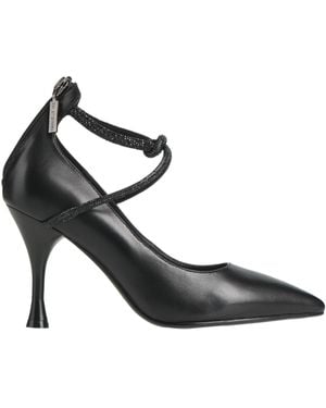 Emanuélle Vee Pumps Leather - Black