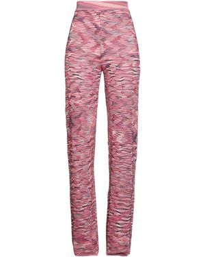 Missoni Trousers Polyester, Elastane - Red
