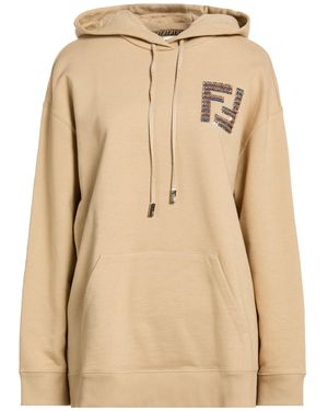 Fendi Camel Sweatshirt Cotton - Natural