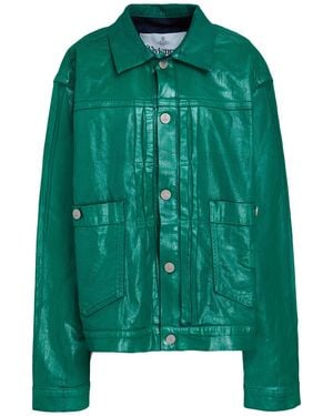 Vivienne Westwood Dark Denim Outerwear Cotton, Elastane - Green