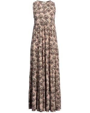 Siyu Maxi Dress Polyamide, Elastane - Natural