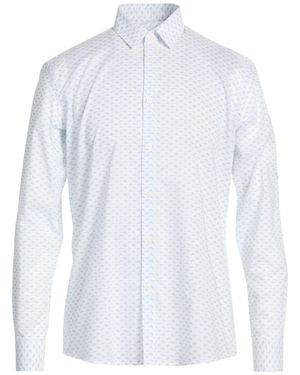 Daniele Alessandrini Shirt Cotton, Elastane - White