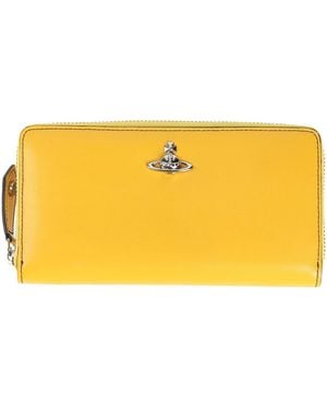 Vivienne Westwood Wallet Leather - Yellow