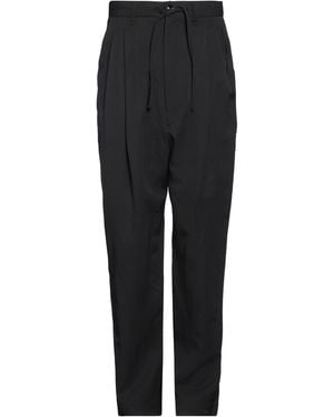 Lemaire Trousers Wool, Viscose - Black