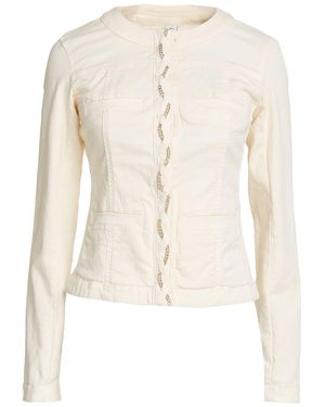 Liu Jo Denim Outerwear Cotton, Elastane - Natural