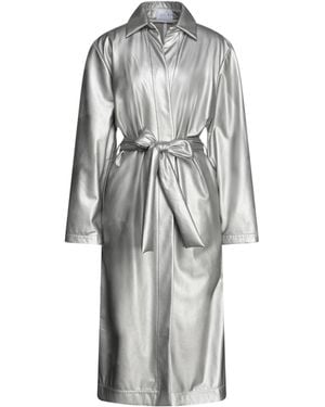 Liya Overcoat & Trench Coat - Gray