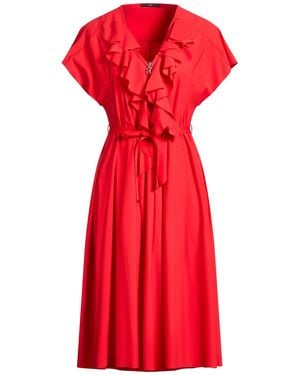 High Midi Dress - Red