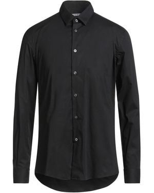 Daniele Alessandrini Shirt Cotton, Elastane - Black