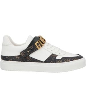 Guess Trainers Textile Fibres - White