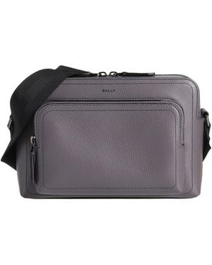 Bally Cross-Body Bag Leather - Gray